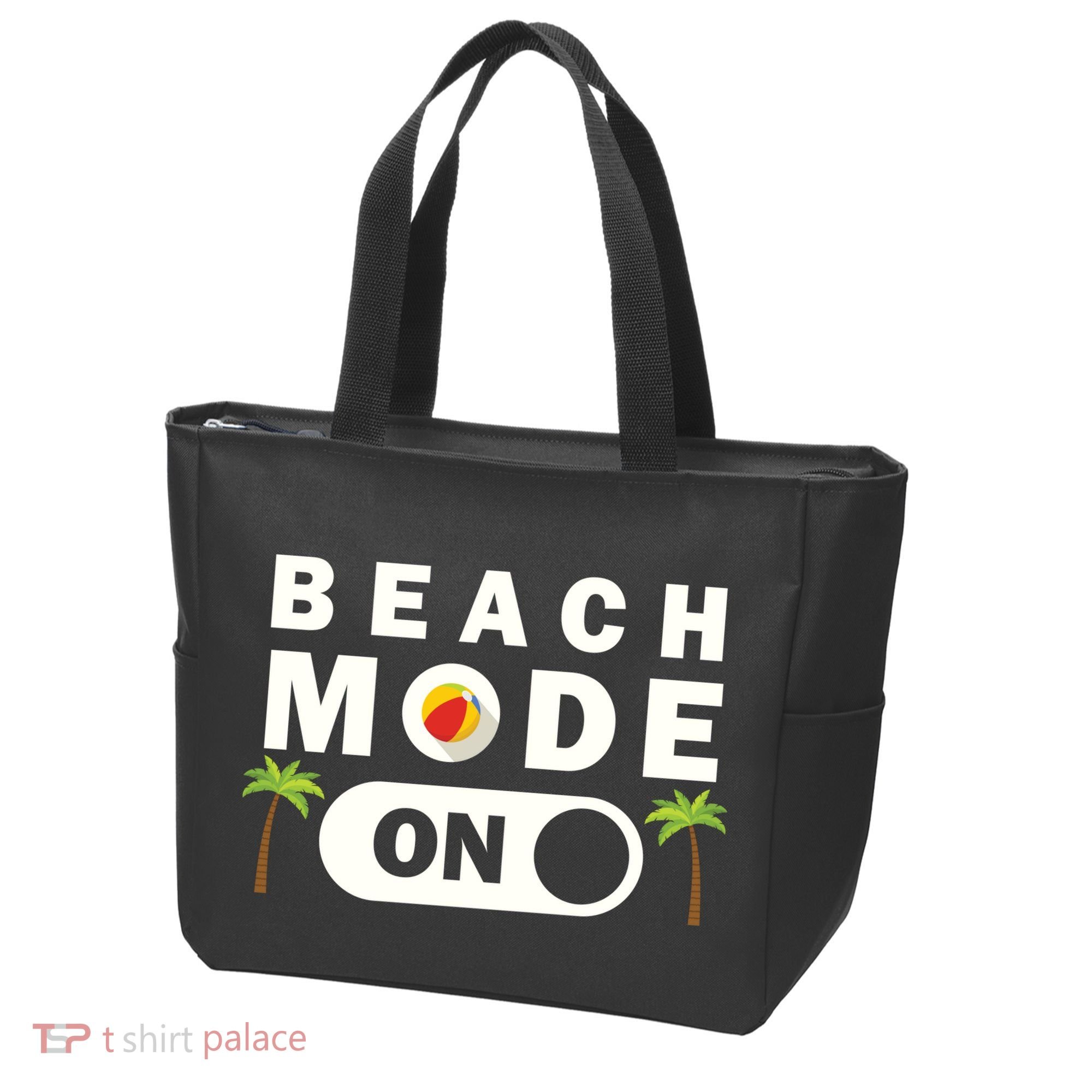 Beach Mode On Tote Bag