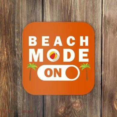 Beach Mode On Coaster