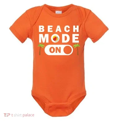 Beach Mode On Baby Bodysuit