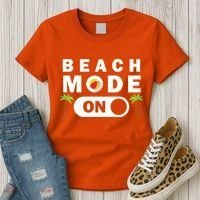 Beach Mode On Women's T-Shirt thumb 3