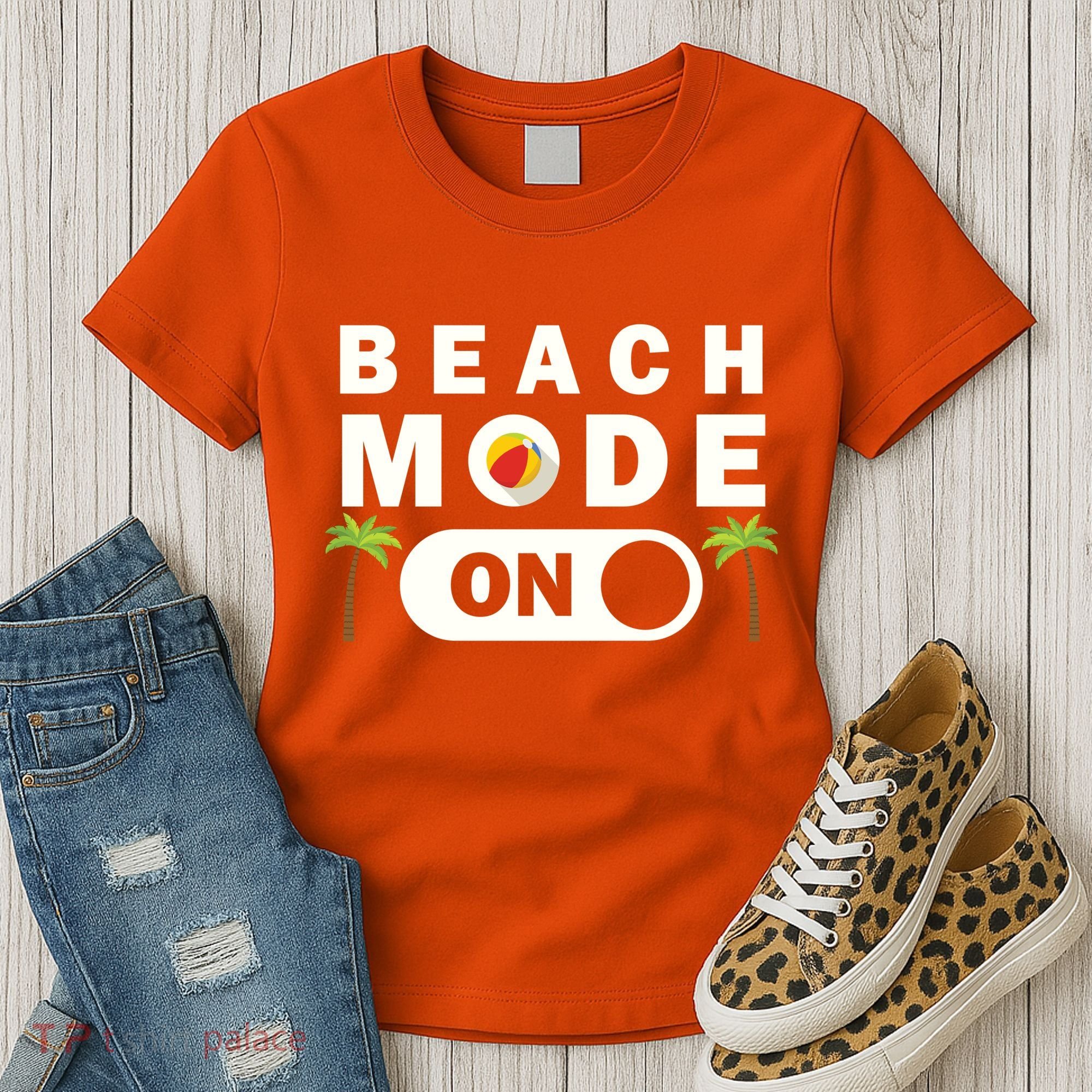 Beach Mode On Women's T-Shirt