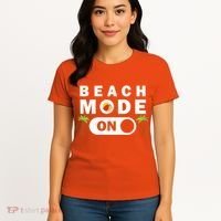 Beach Mode On Women's T-Shirt thumb 4