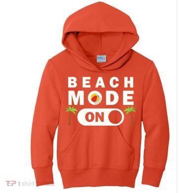 Beach Mode On Kids Hoodie