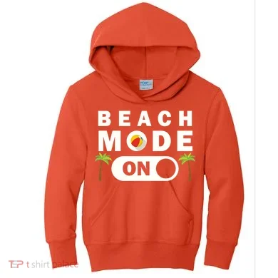 Beach Mode On Kids Hoodie