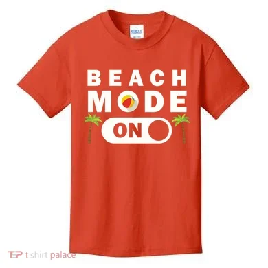 Beach Mode On Kids T-Shirt