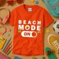 Beach Mode On Kids T-Shirt thumb 3