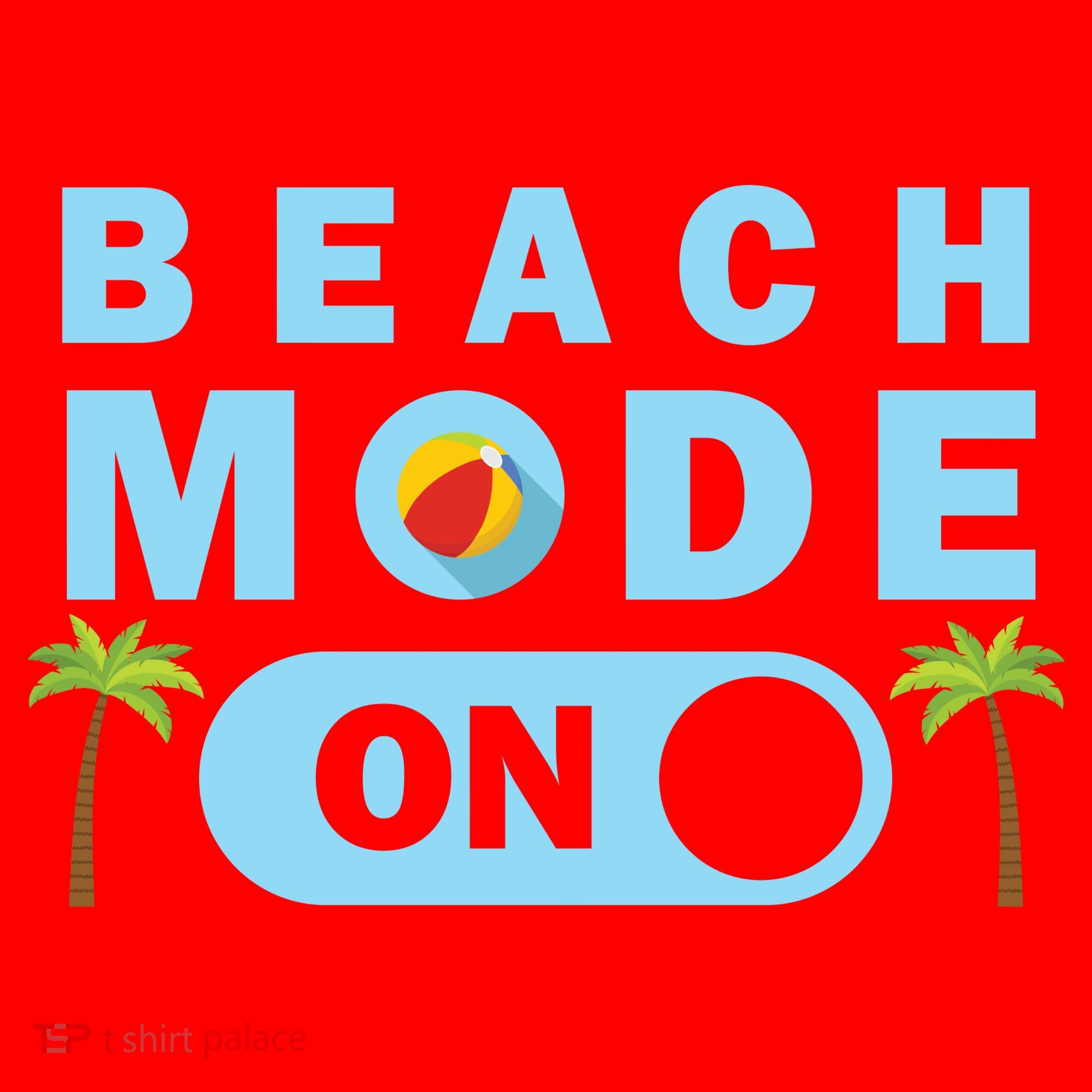 Beach Mode On Santa Hat
