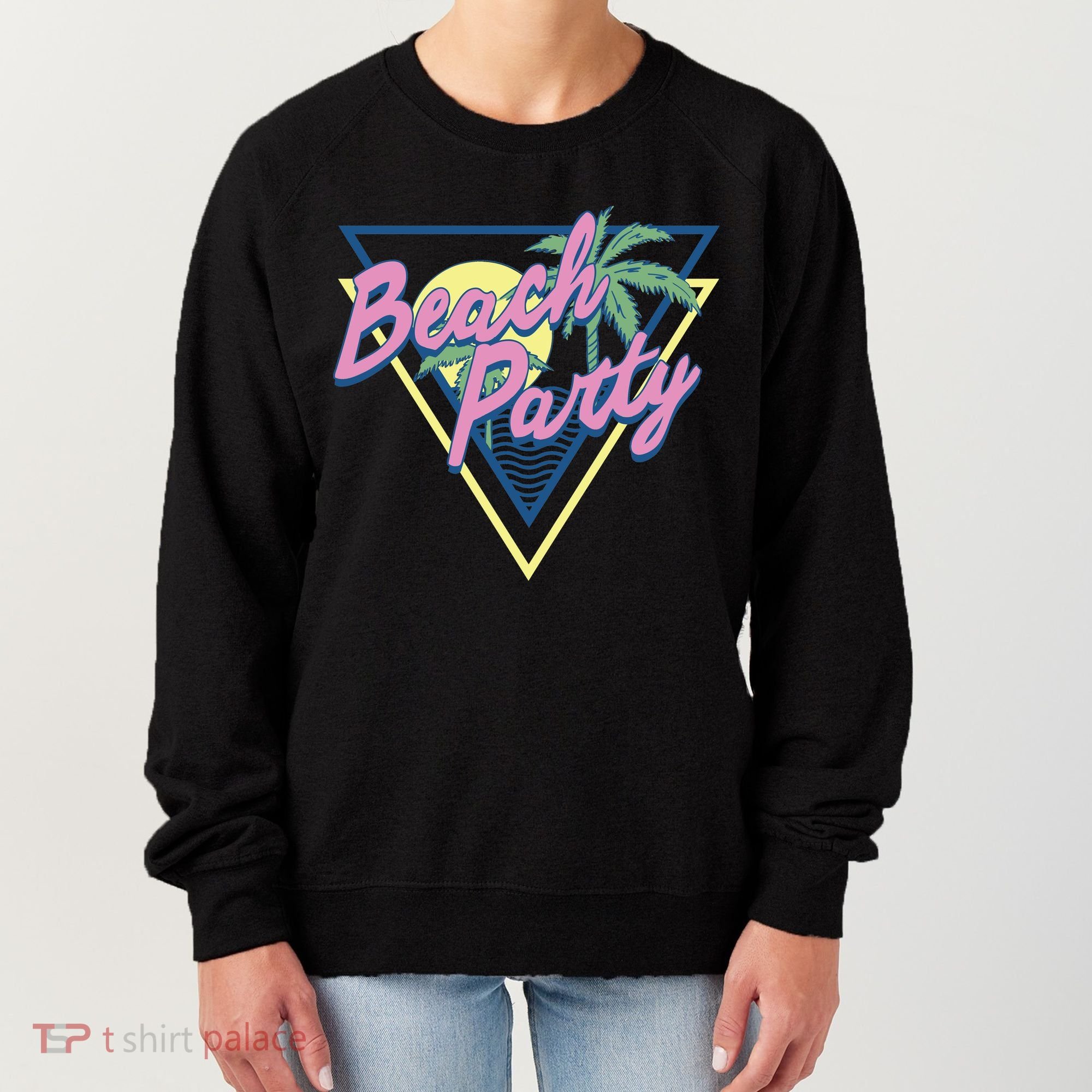 Beach Party Retro Wave Style Women's Sweatshirt