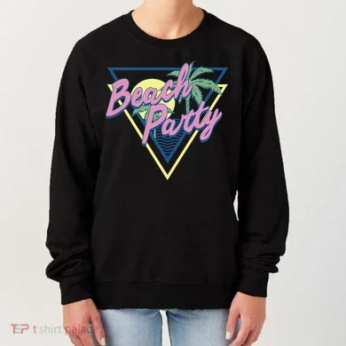 Beach Party Retro Wave Style Women's Sweatshirt