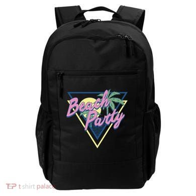 Beach Party Retro Wave Style Backpack