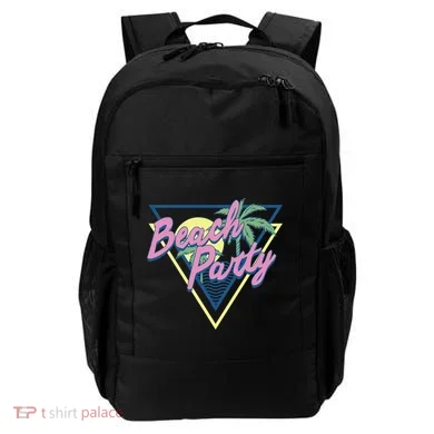 Beach Party Retro Wave Style Backpack