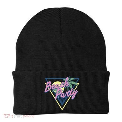Beach Party Retro Wave Style Beanie