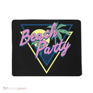 Beach Party Retro Wave Style Mousepad