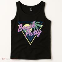 Beach Party Retro Wave Style Tank Top thumb 2
