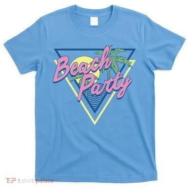 Beach Party Retro Wave Style T-Shirt