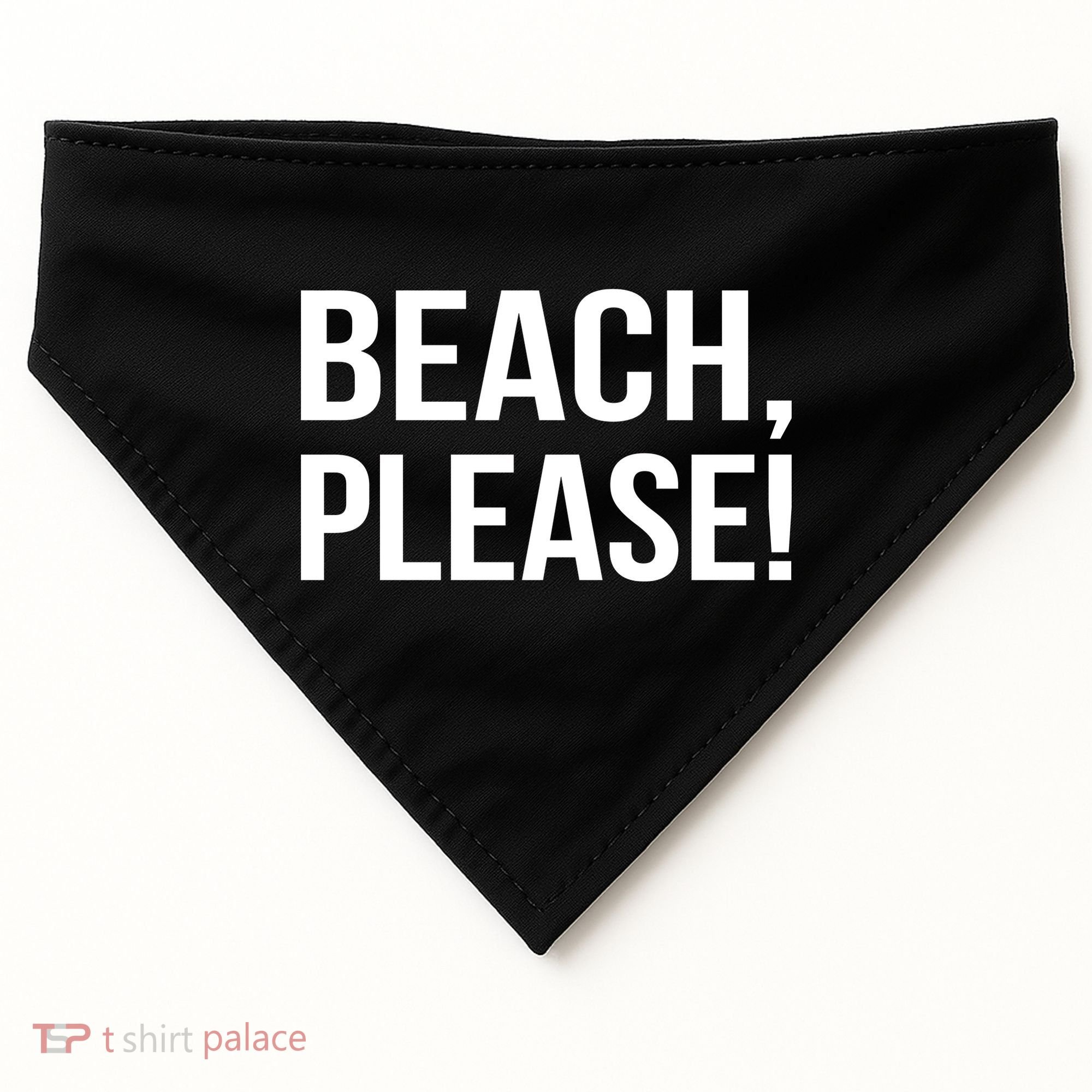 Beach Please! USA-Made Doggie Bandana