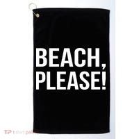 Beach Please! Golf Towel thumb 0