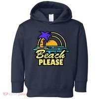 Beach Please Toddler Hoodie thumb 0