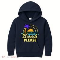 Beach Please Kids Hoodie thumb 0