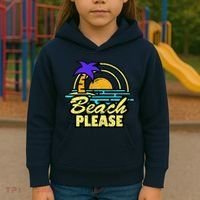 Beach Please Kids Hoodie thumb 3