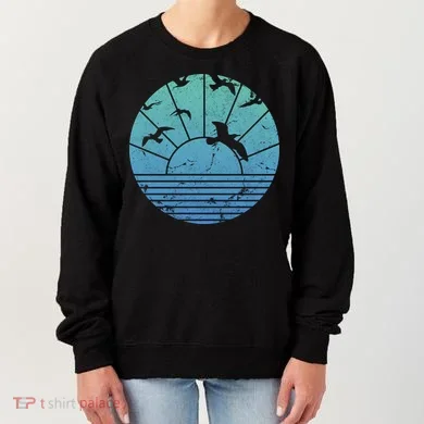 Beach Sunset Seagulls  Women's Sweatshirt