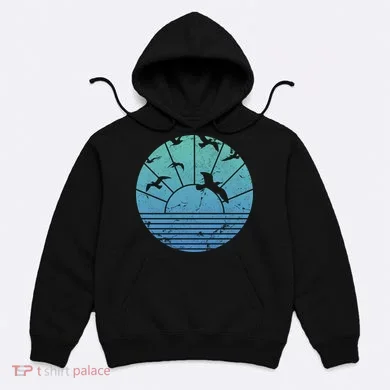 Beach Sunset Seagulls  Hoodie