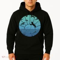 Beach Sunset Seagulls  Hoodie thumb 2