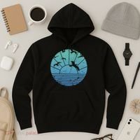 Beach Sunset Seagulls  Hoodie thumb 3