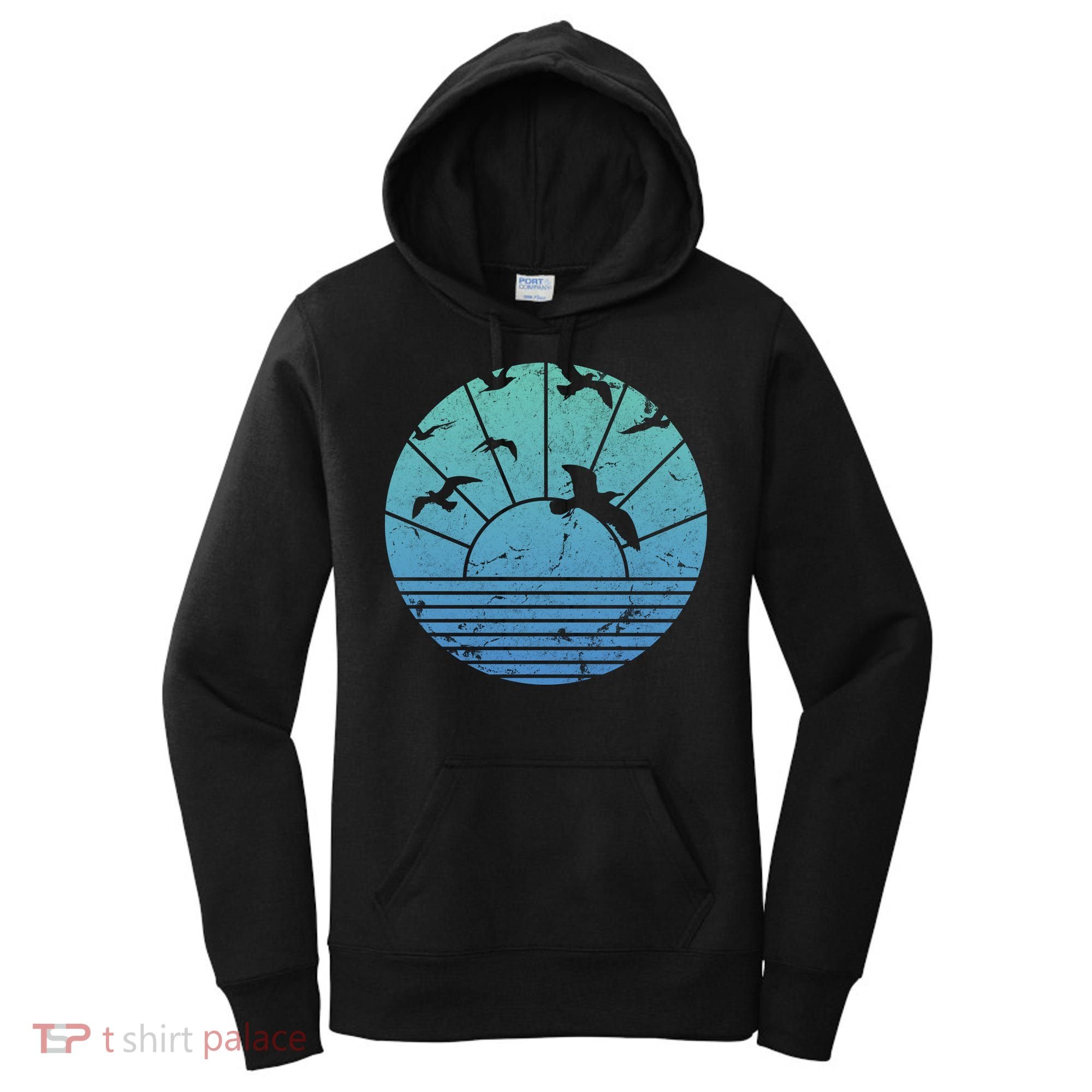 Beach Sunset Seagulls  Women's Hoodie