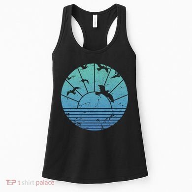 Beach Sunset Seagulls  Women's Tank Top