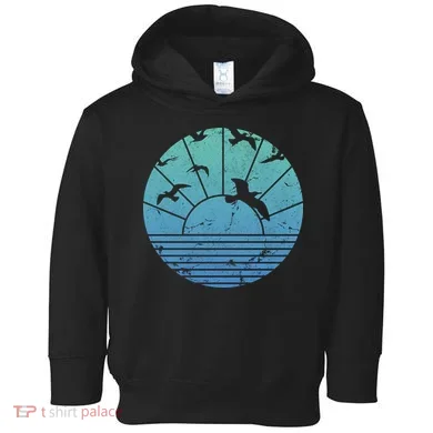 Beach Sunset Seagulls  Toddler Hoodie