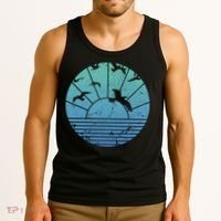 Beach Sunset Seagulls  Tank Top thumb 3
