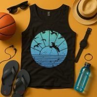 Beach Sunset Seagulls  Tank Top thumb 4