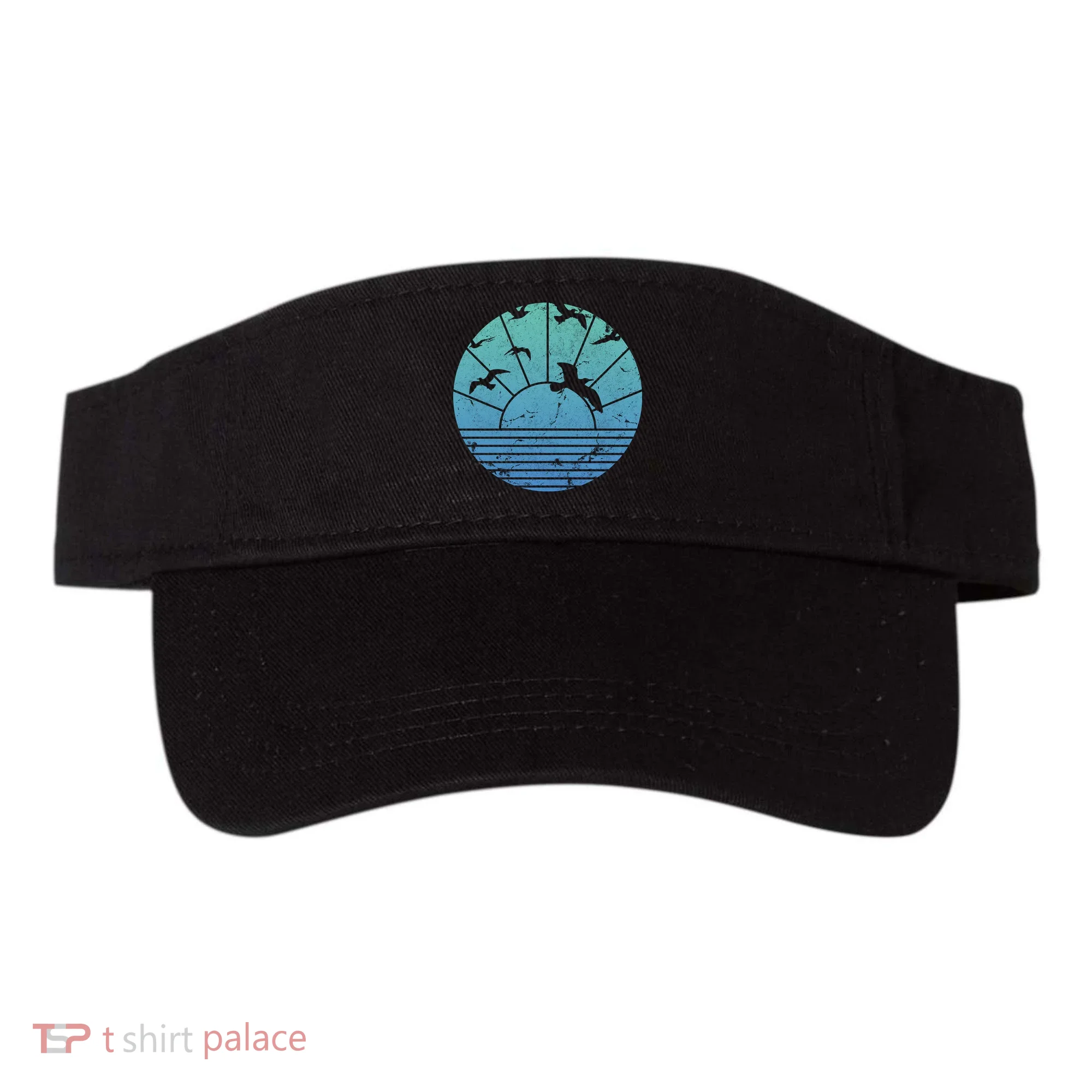 Beach Sunset Seagulls  Visor