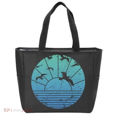 Beach Sunset Seagulls  Tote Bag