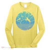 Beach Sunset Seagulls  Long Sleeve Shirt thumb 0