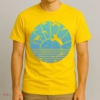 Beach Sunset Seagulls  T-Shirt thumb 3