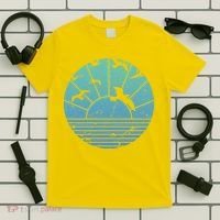 Beach Sunset Seagulls  T-Shirt thumb 5