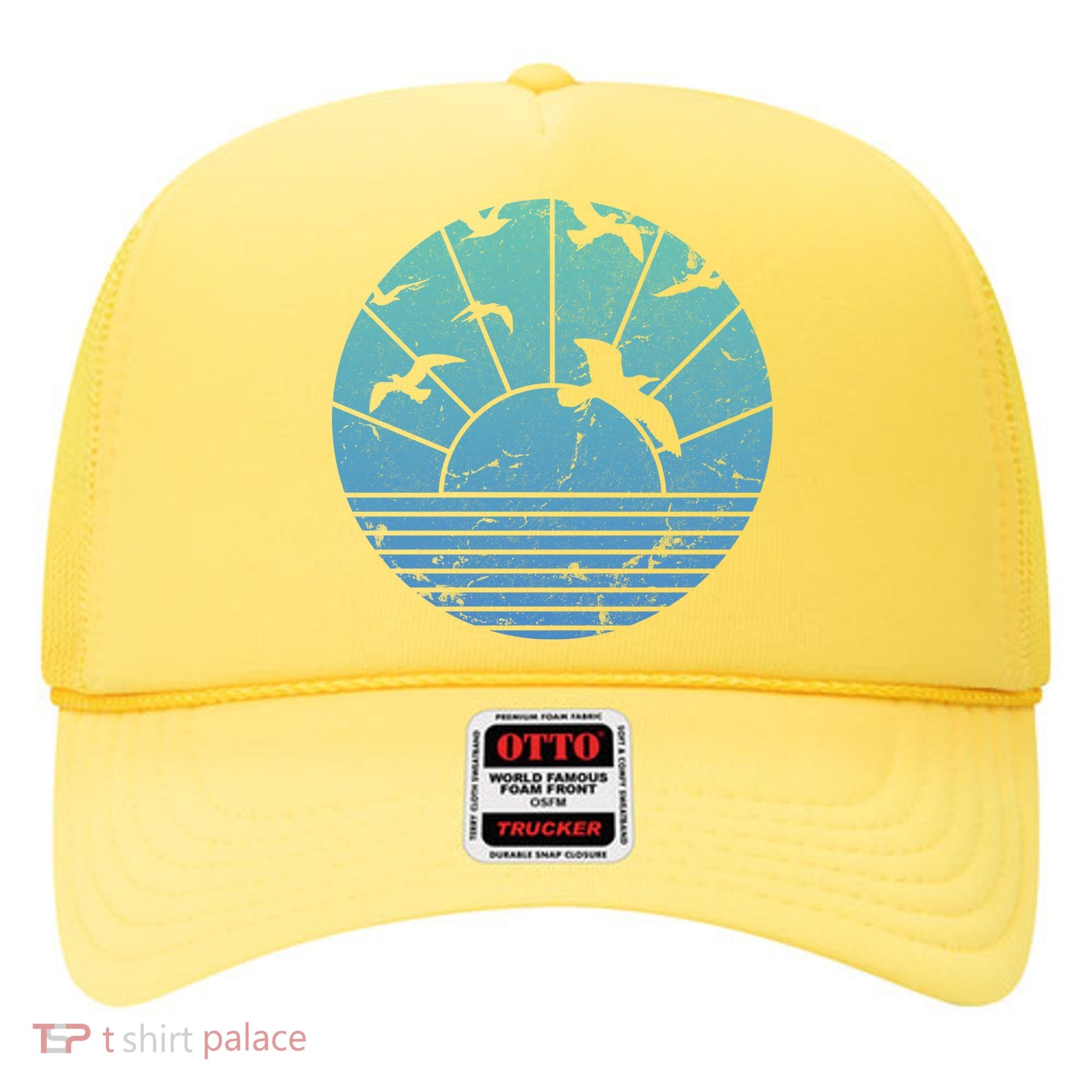 Beach Sunset Seagulls  Hat