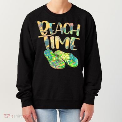 Beach Time Flip Flops Summer Fun Women's Sweatshirt