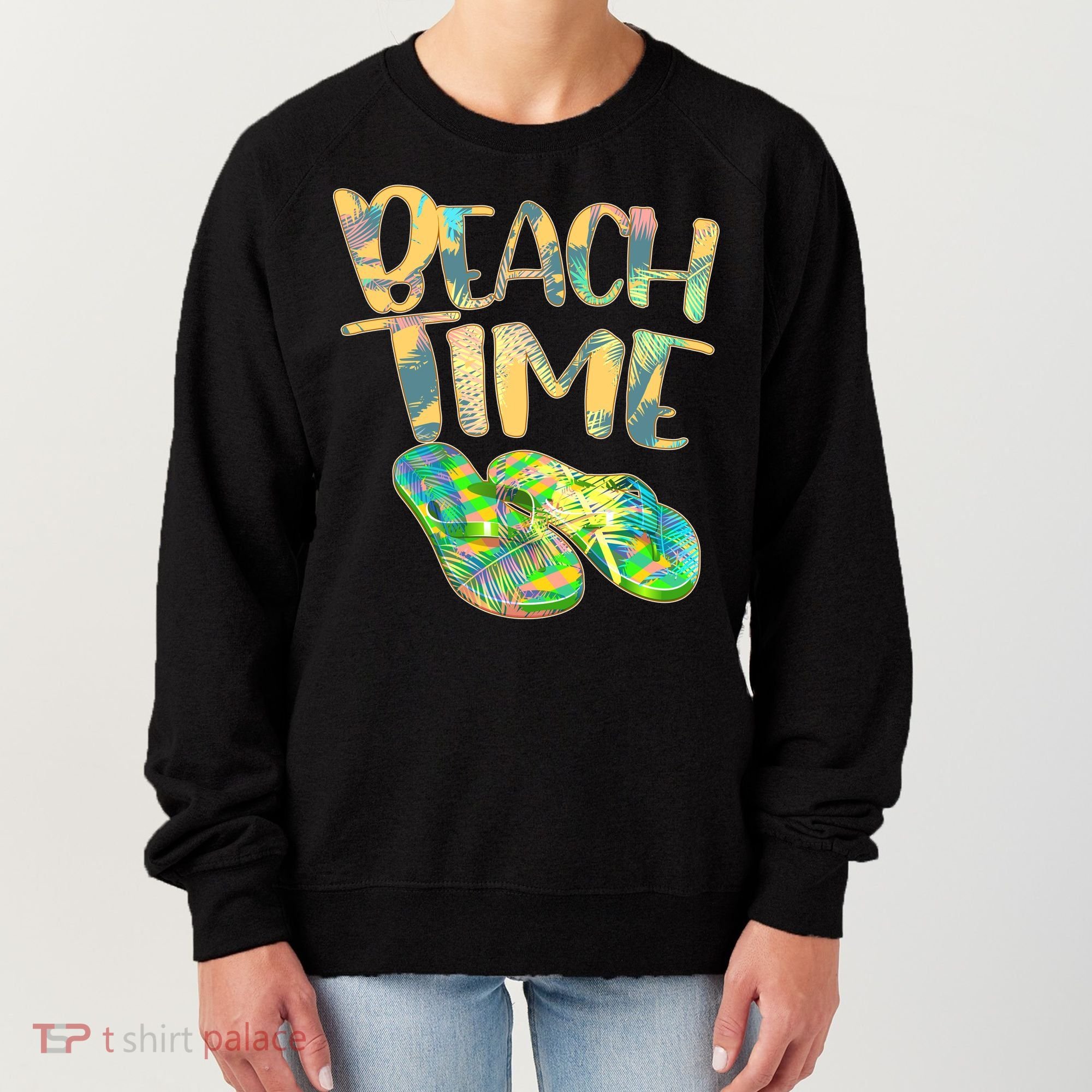 Beach Time Flip Flops Summer Fun Women's Sweatshirt