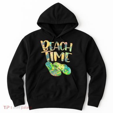 Beach Time Flip Flops Summer Fun Hoodie
