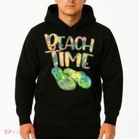 Beach Time Flip Flops Summer Fun Hoodie thumb 2