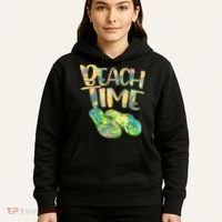 Beach Time Flip Flops Summer Fun Hoodie thumb 5