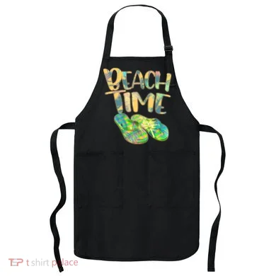 Beach Time Flip Flops Summer Fun Apron