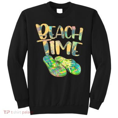 Beach Time Flip Flops Summer Fun Sweatshirt