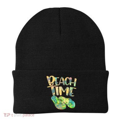Beach Time Flip Flops Summer Fun Beanie