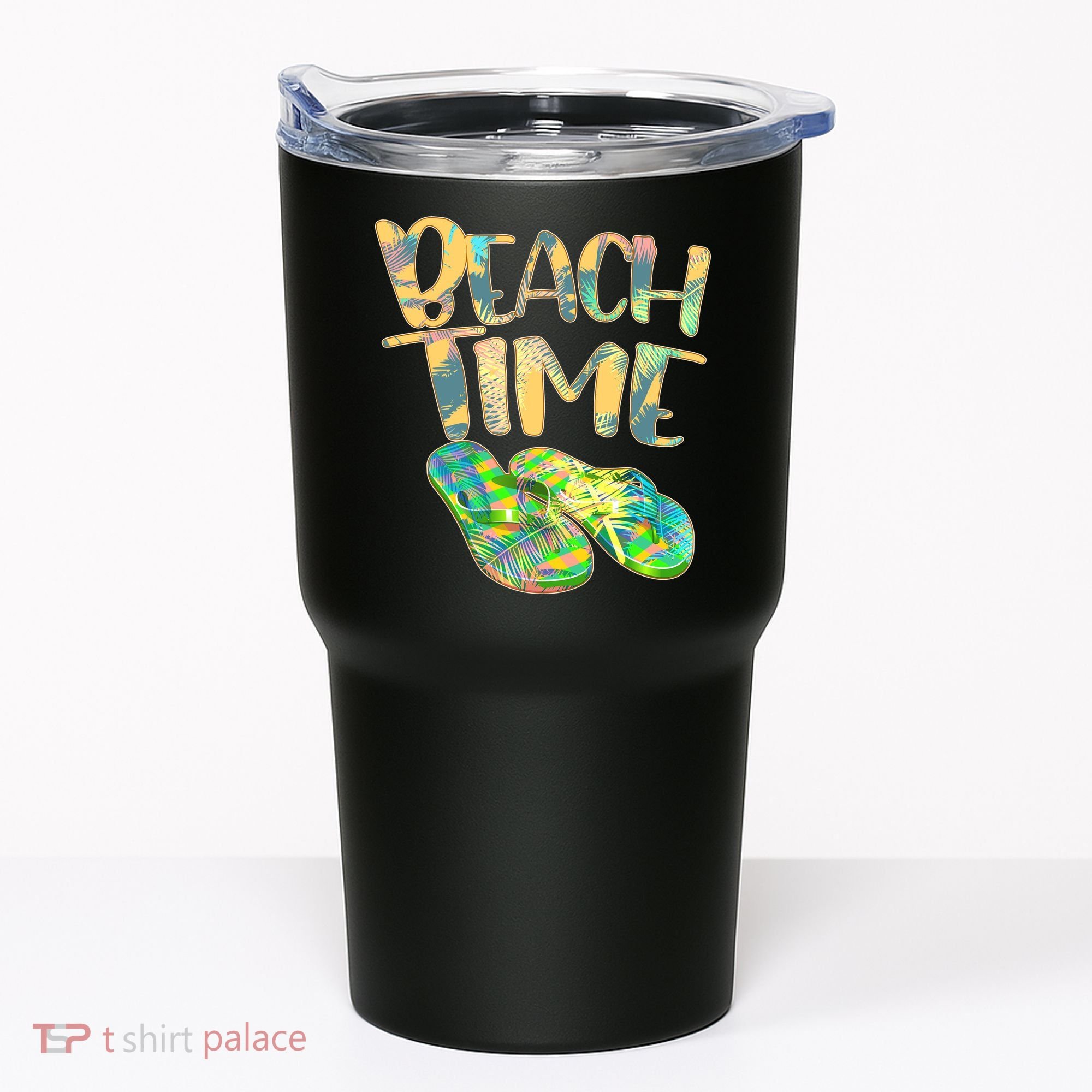 Beach Time Flip Flops Summer Fun Tumbler