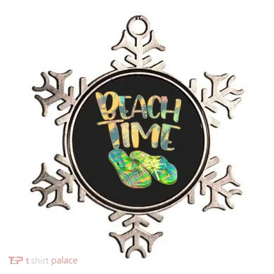 Beach Time Flip Flops Summer Fun Ornament