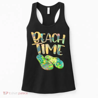 Beach Time Flip Flops Summer Fun Women's Tank Top